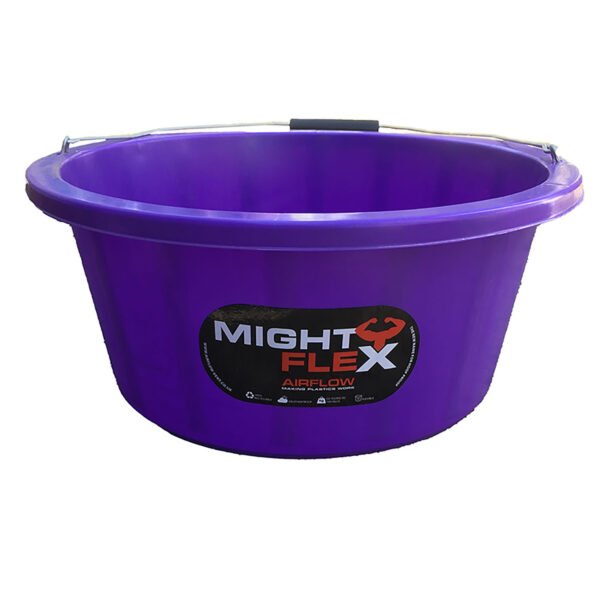 Mightyflex Shallow Feeder/Multi Purpose Bucket 15 Lt – Purple