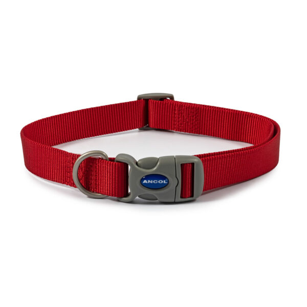 Ancol Viva Quick Fit Collar Red – Size 5 – 9 (45 – 70 Cm)