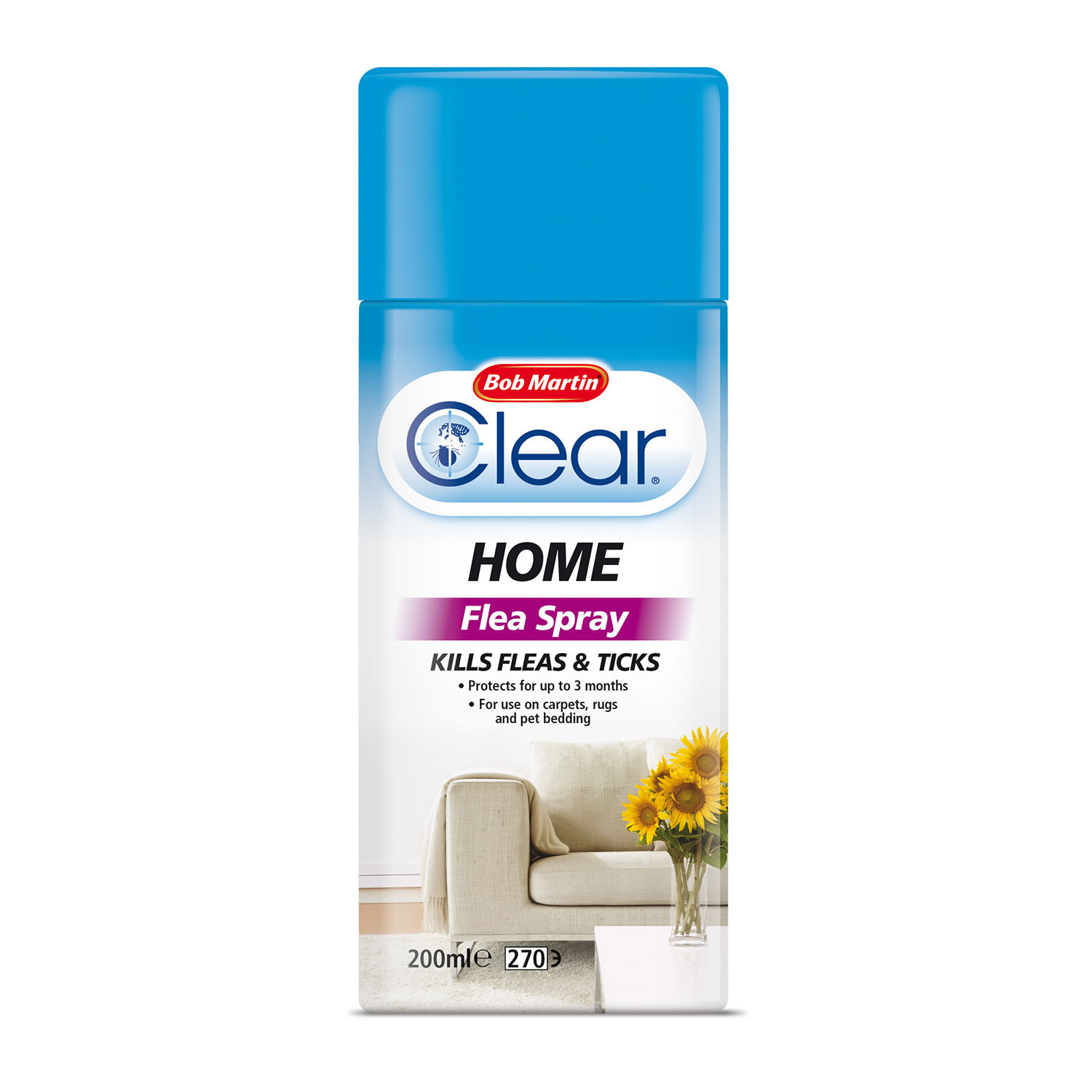Bob Martin Clear Combo All In One Spray Bob Martin Clear Home Flea Spray - Food4paws