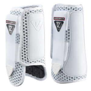 Equilibrium Tri-Zone Impact Sports Boots White Front – Xsmall