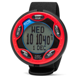 Optimum Time Rechargeable Event Watch – Red