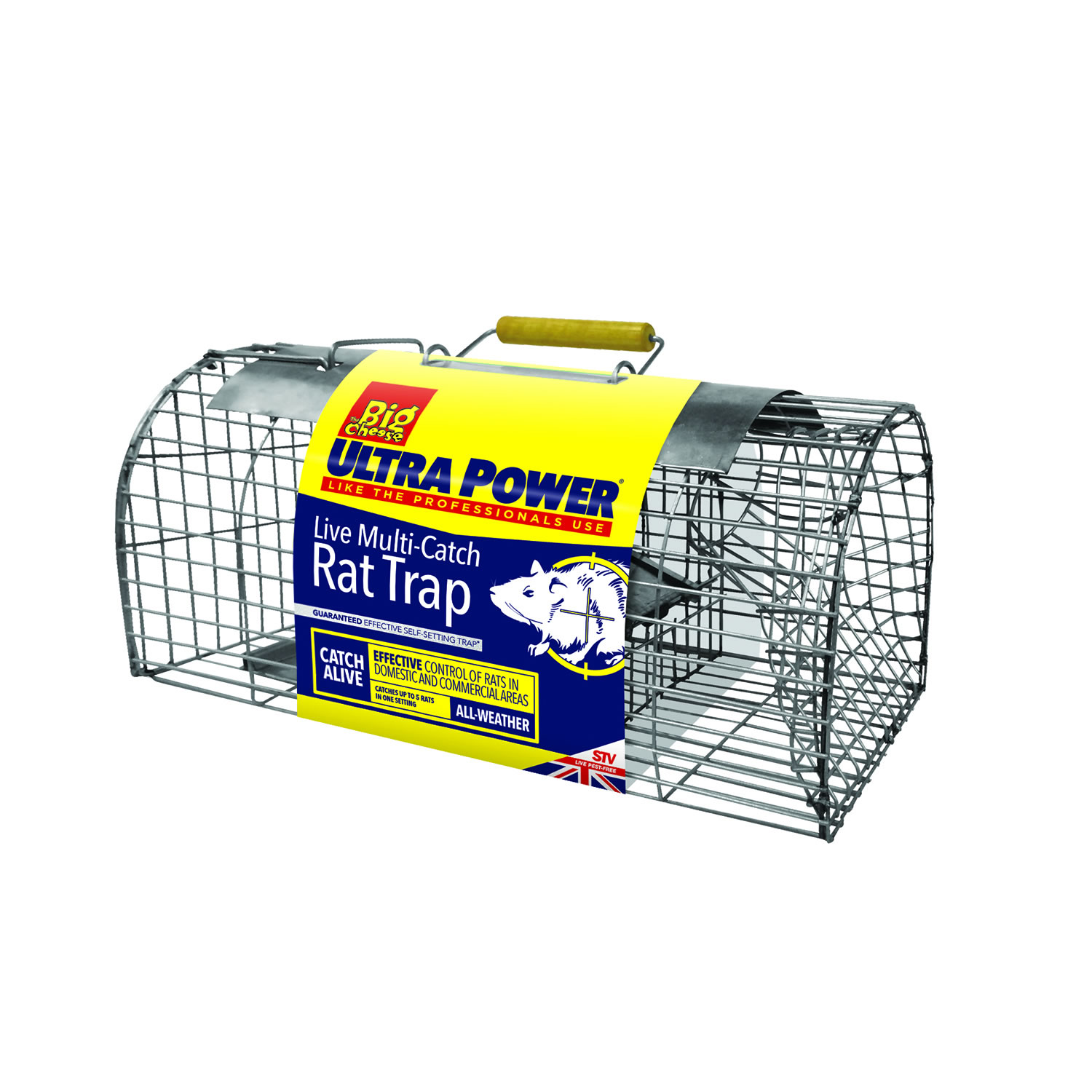 The Big Cheese Ultra Power Live MultiCatch Rat Trap Food4paws