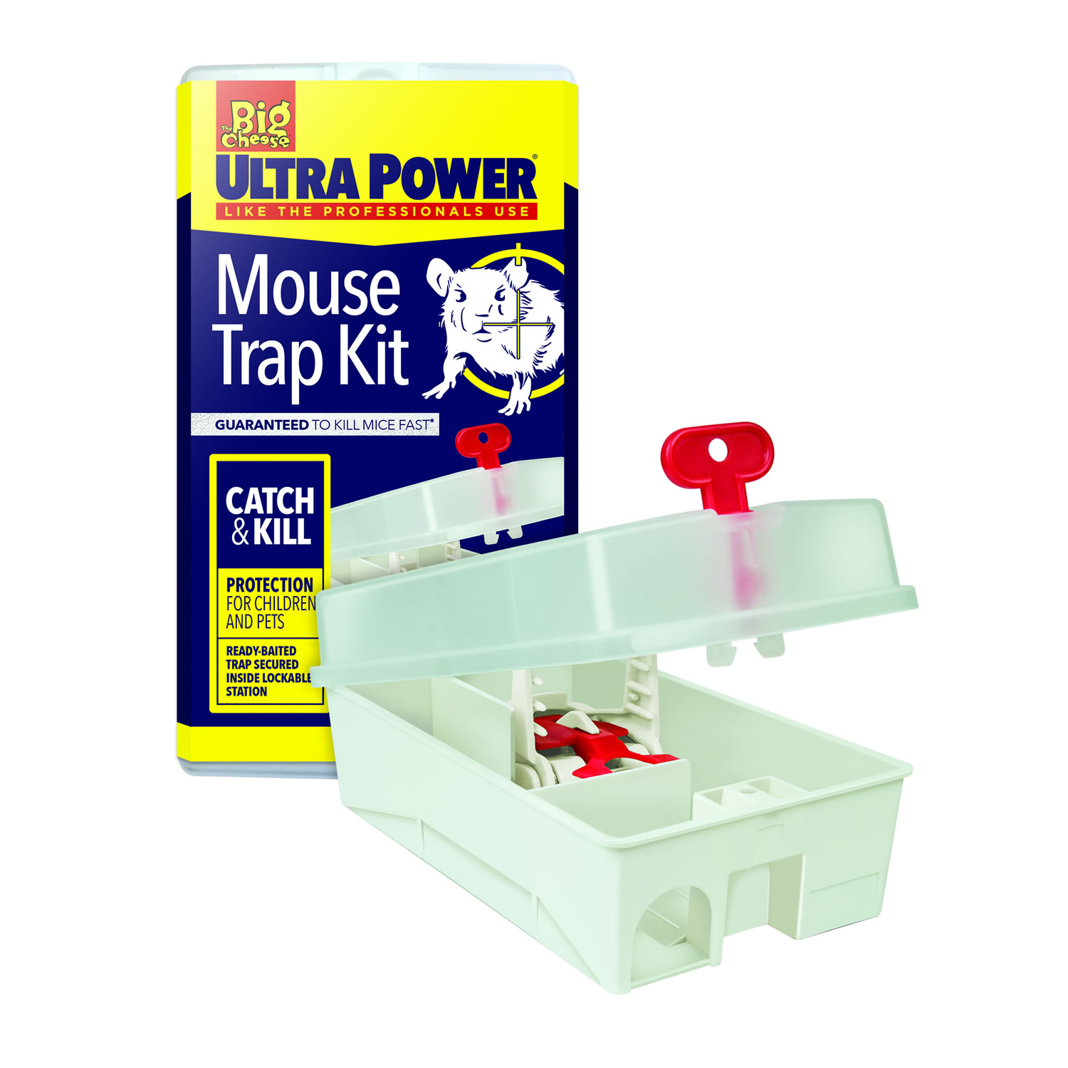 The Big Cheese Ultra Power Mouse Trap Kit Food4paws